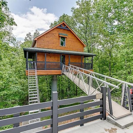 Sky'S The Limit Treehouse Near Helen, Georgia Vila Cornelia Exterior foto