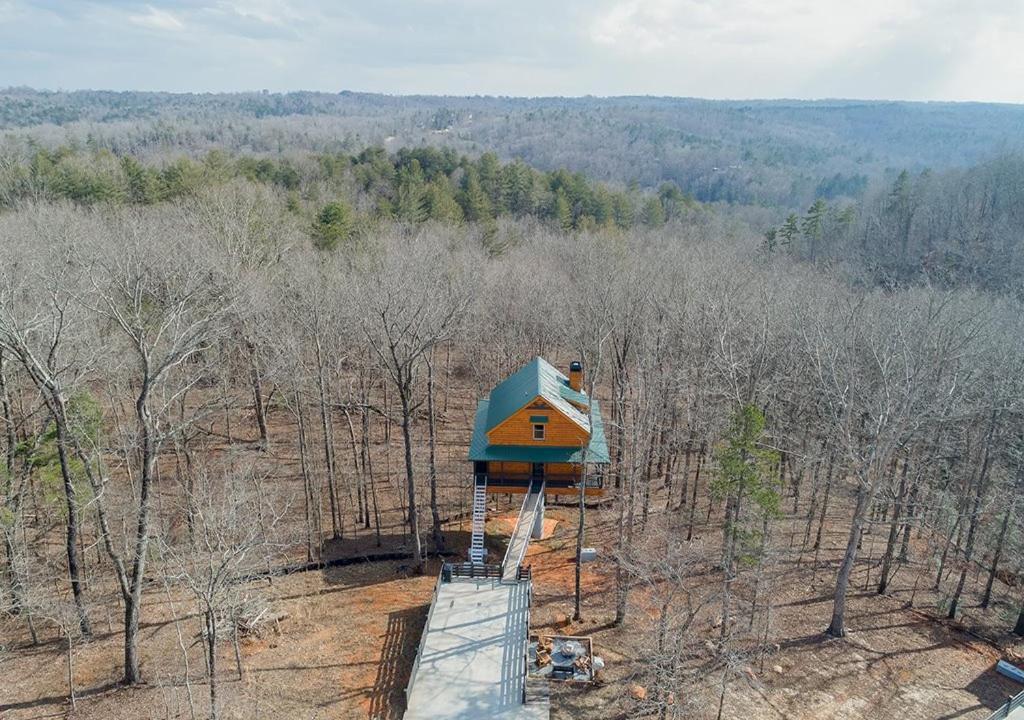 Sky'S The Limit Treehouse Near Helen, Georgia Vila Cornelia Exterior foto