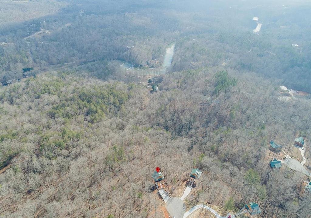 Sky'S The Limit Treehouse Near Helen, Georgia Vila Cornelia Exterior foto